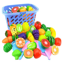 Kitchen Toys Kids Pretend Role Play Kitchen Fruit Vegetable Food Toy Cutting Set Kids Gift Toy For Baby Birthday Gifts 2020