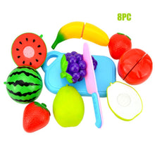 Kitchen Toys Kids Pretend Role Play Kitchen Fruit Vegetable Food Toy Cutting Set Kids Gift Toy For Baby Birthday Gifts 2020
