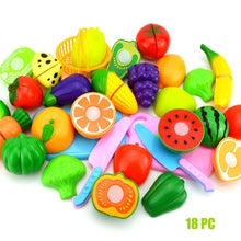 Kitchen Toys Kids Pretend Role Play Kitchen Fruit Vegetable Food Toy Cutting Set Kids Gift Toy For Baby Birthday Gifts 2020