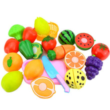 Kitchen Toys Kids Pretend Role Play Kitchen Fruit Vegetable Food Toy Cutting Set Kids Gift Toy For Baby Birthday Gifts 2020