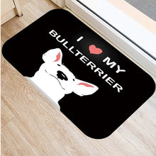 1pcs 40*60cm Cute Pug Husky Dog Pattern Anti-Slip Suede Carpet Door Mat Doormat Outdoor Kitchen Living Room Floor Mat Rug 48302 - DeliverMyCart.com