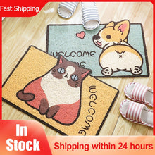 Welcome Doormat Entrance Hallway Rectangle Printed Non-Slip Floor Rugs Front Door Mat Outdoor Rugs Carpet Bedroom Kitchen