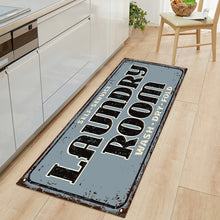 Non-Slip Floor Mat Laundry Room Mat Entrance Doormat Self-Service Laundry Bath Mat Carpet Laundry Room Decor Balcony Rug