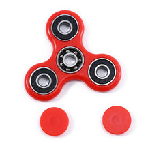 Plastic EDC Fidgets Hand Spinner For Autism and ADHD Children Adults Focus Keep Hands Busy High Quality Tri-Spinner Fidget Toy - DeliverMyCart.com