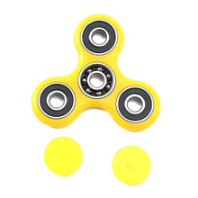 Plastic EDC Fidgets Hand Spinner For Autism and ADHD Children Adults Focus Keep Hands Busy High Quality Tri-Spinner Fidget Toy - DeliverMyCart.com