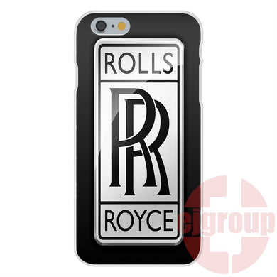 For iPhone 4S 5C 5S SE 6S 7S Plus Soft TPU Silicon Cell Cover Case Rolls Royce Logo Cars Vehicles Car Brand Logo - DeliverMyCart.com