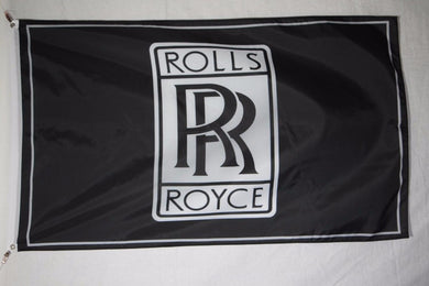 Rolls Royce Large Indoor Outdoor College Flag 3' x 5' Banner metal holes Custom Flag - DeliverMyCart.com