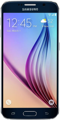 Samsung Galaxy S6 - 32 GB - Unlocked Phone, No Warranty, Black - Retail Packaging (Renewed)